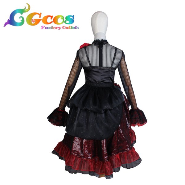 画像4: ラブライブ! サンシャイン!! 興奮の大渦 Aqours5周年 津島善子 コスプレ衣装 (4)