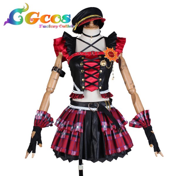 画像4: ラブライブ! サンシャイン!! Wake up, Challenger!! 津島善子 国木田花丸 黒澤ルビィ 渡辺曜 黒澤ダイヤ 高海千歌 松浦果南 小原鞠莉 桜内梨子 コスプレ衣装 (4)