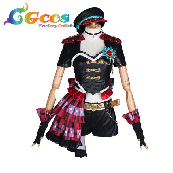 画像14: ラブライブ! サンシャイン!! Wake up, Challenger!! 津島善子 国木田花丸 黒澤ルビィ 渡辺曜 黒澤ダイヤ 高海千歌 松浦果南 小原鞠莉 桜内梨子 コスプレ衣装 (14)