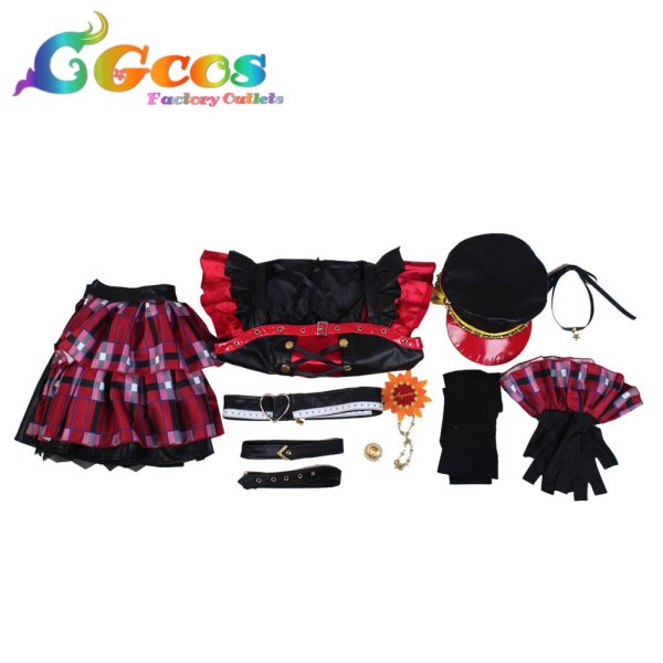 画像5: ラブライブ! サンシャイン!! Wake up, Challenger!! 津島善子 国木田花丸 黒澤ルビィ 渡辺曜 黒澤ダイヤ 高海千歌 松浦果南 小原鞠莉 桜内梨子 コスプレ衣装 (5)