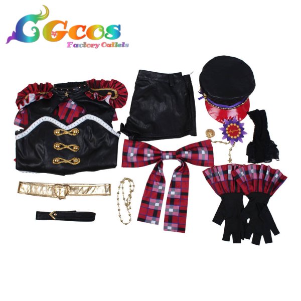 画像9: ラブライブ! サンシャイン!! Wake up, Challenger!! 津島善子 国木田花丸 黒澤ルビィ 渡辺曜 黒澤ダイヤ 高海千歌 松浦果南 小原鞠莉 桜内梨子 コスプレ衣装 (9)