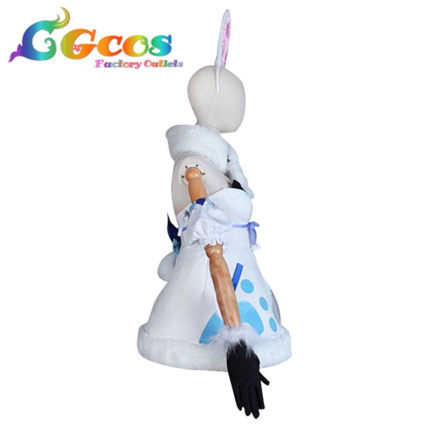 画像2: バーチャルYouTuber VTuber 兎田ぺこら コスプレ衣装 (2)