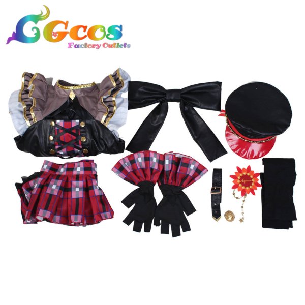 画像11: ラブライブ! サンシャイン!! Wake up, Challenger!! 津島善子 国木田花丸 黒澤ルビィ 渡辺曜 黒澤ダイヤ 高海千歌 松浦果南 小原鞠莉 桜内梨子 コスプレ衣装 (11)