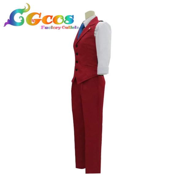 画像2: 逆転裁判4 王泥喜法介 コスプレ衣装 (2)