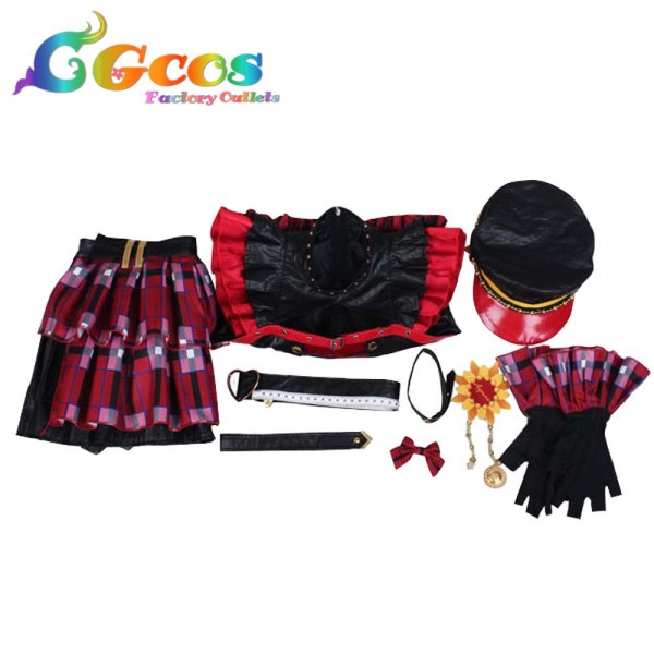 画像3: ラブライブ! サンシャイン!! Wake up, Challenger!! 津島善子 国木田花丸 黒澤ルビィ 渡辺曜 黒澤ダイヤ 高海千歌 松浦果南 小原鞠莉 桜内梨子 コスプレ衣装 (3)