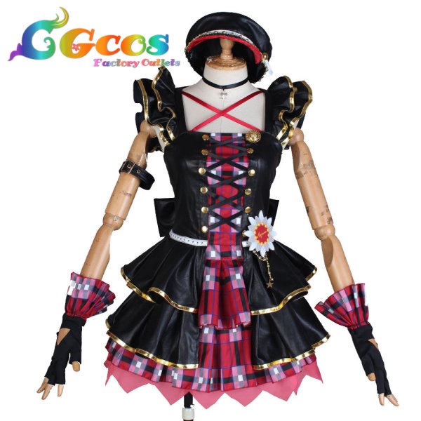 画像12: ラブライブ! サンシャイン!! Wake up, Challenger!! 津島善子 国木田花丸 黒澤ルビィ 渡辺曜 黒澤ダイヤ 高海千歌 松浦果南 小原鞠莉 桜内梨子 コスプレ衣装 (12)