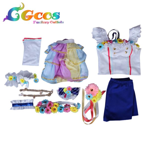 画像4: ラブライブ!スクールアイドルフェスティバルALL STARS Love U my friends 朝香果林 コスプレ衣装 (4)