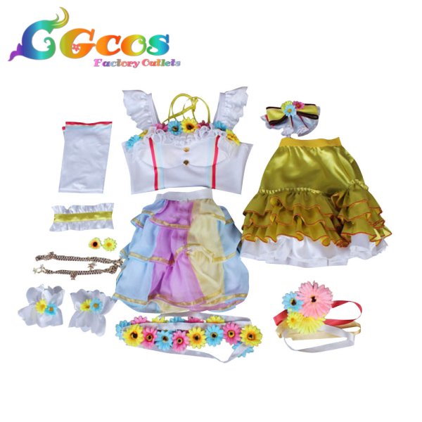 画像4: ラブライブ!スクールアイドルフェスティバルALL STARS Love U my friends 中須かすみ コスプレ衣装 (4)