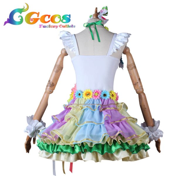 画像3: ラブライブ!スクールアイドルフェスティバルALL STARS Love U my friends エマ・ヴェルデ コスプレ衣装 (3)