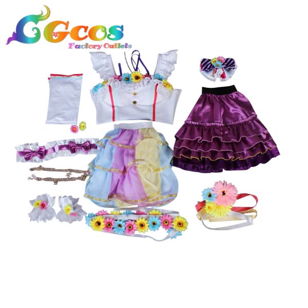 画像4: ラブライブ!スクールアイドルフェスティバルALL STARS Love U my friends 近江彼方 コスプレ衣装 (4)