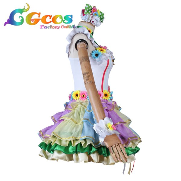 画像2: ラブライブ!スクールアイドルフェスティバルALL STARS Love U my friends エマ・ヴェルデ コスプレ衣装 (2)