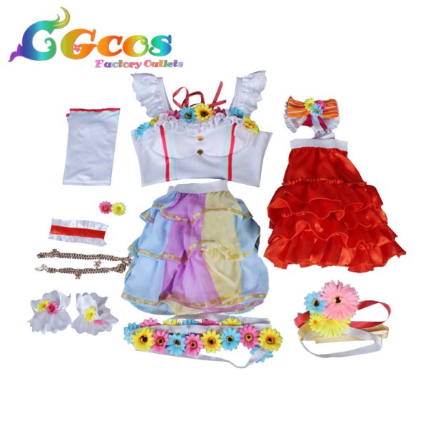 画像4: ラブライブ!スクールアイドルフェスティバルALL STARS Love U my friends 宮下愛 コスプレ衣装 (4)