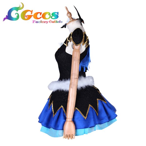 画像2: ラブライブ! サンシャイン!! ヨハネと契約 WATER BLUE NEW WORLD 津島善子UR 覚醒後 コスプレ衣装 (2)