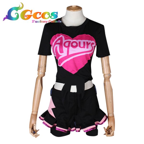 画像3: ラブライブ! サンシャイン!! 第2期第6話 Aqours MIRACLE WAVE 渡辺曜 コスプレ衣装 (3)