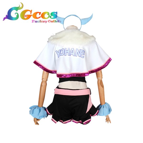 画像4: ラブライブ! サンシャイン!! 第2期第6話 Aqours MIRACLE WAVE 津島善子 コスプレ衣装 (4)