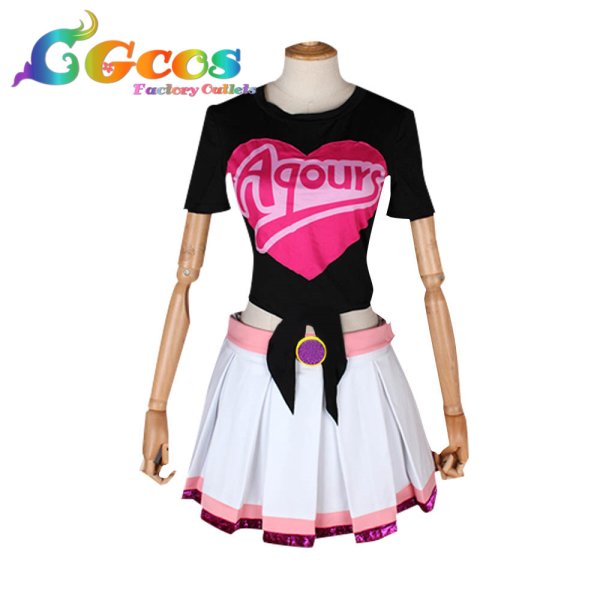 画像2: ラブライブ! サンシャイン!! 第2期第6話 Aqours MIRACLE WAVE 小原鞠莉 コスプレ衣装 (2)