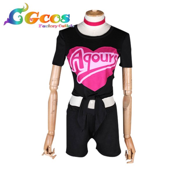 画像3: ラブライブ! サンシャイン!! 第2期第6話 Aqours MIRACLE WAVE 津島善子 コスプレ衣装 (3)