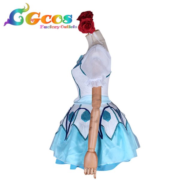 画像2: ラブライブ! サンシャイン!! 夢中になれること/WATER BLUE NEW WORLD 黒澤ダイヤ 覚醒後 コスプレ衣装 (2)