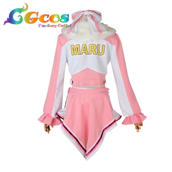 画像4: ラブライブ! サンシャイン!! 第2期第6話 Aqours MIRACLE WAVE 国木田花丸 コスプレ衣装 (4)