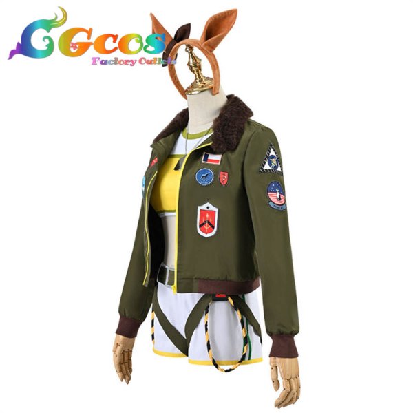 画像2: ウマ娘プリティーダービー マヤノトップガン 勝負服 コスプレ衣装 (2)