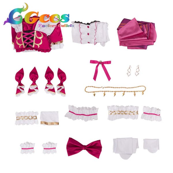 画像4: Fate/Grand Order 概念礼装 フラワー・サンシャイン エレシュキガル アイドル衣装 コスプレ衣装 (4)