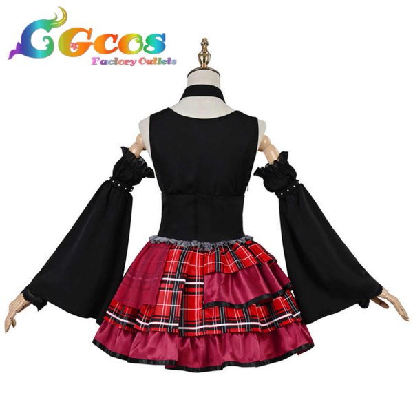 画像2: ラブライブ! サンシャイン!! 小原鞠莉 Shooting Star Warrior コスプレ衣装 (2)