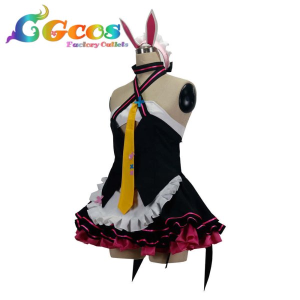 画像3: バーチャルYouTuber Vtuber 兎鞠まり コスプレ衣装 (3)