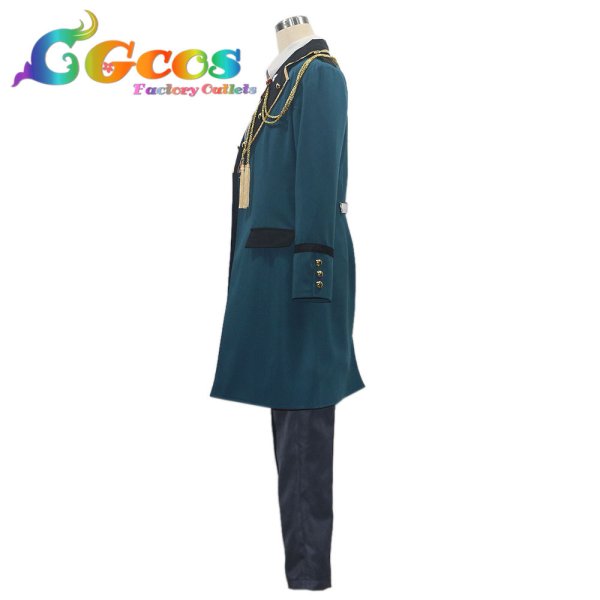 画像2: あんさんぶるスターズ! 三毛縞斑 紫眼の仕置き人 コスプレ衣装 (2)