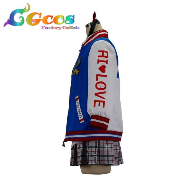 画像3: ラブライブ!虹ヶ咲学園スクールアイドル同好会 ハートビート★スクールガール 宮下愛 コスプレ衣装 (3)