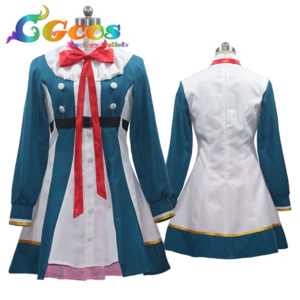 画像4: ツキウタ。 如月愛 制服 コスプレ衣装 (4)