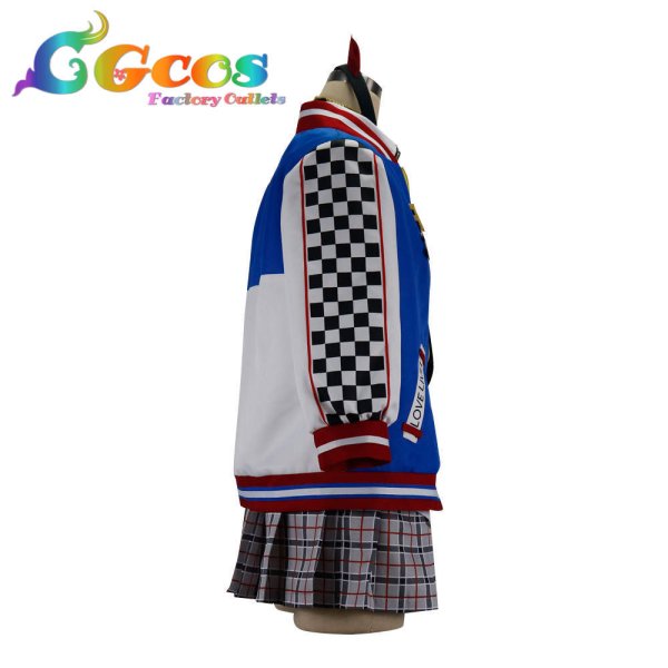 画像2: ラブライブ!虹ヶ咲学園スクールアイドル同好会 ハートビート★スクールガール 宮下愛 コスプレ衣装 (2)