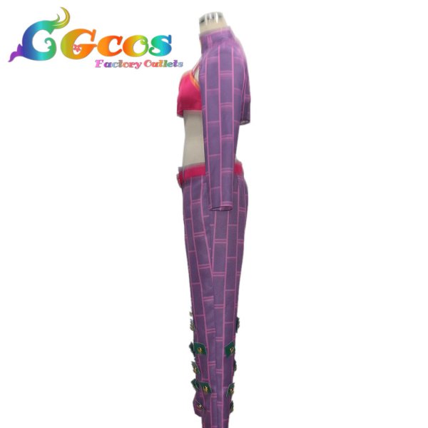 画像2: ジョジョの奇妙な冒険 空条徐倫 コスプレ衣装 (2)