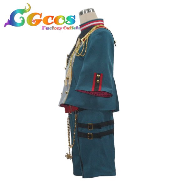 画像2: あんさんぶるスターズ! 桜河こはく 紫眼の仕置き人 コスプレ衣装 (2)