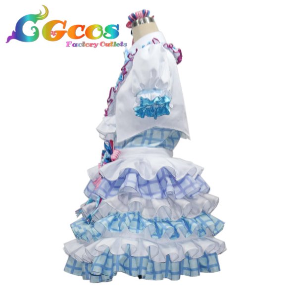 画像2: プリパラ 真中らぁら ウィッシュリボン アイドルコーデ コスプレ衣装 (2)