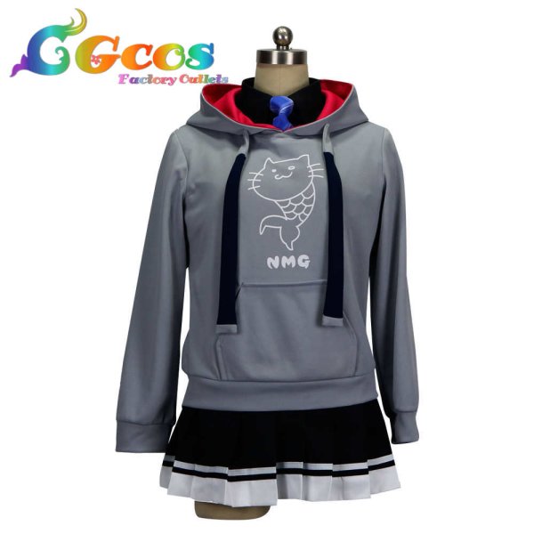 画像4: バーチャルYouTuber VTuber 西園チグサ コスプレ衣装 (4)