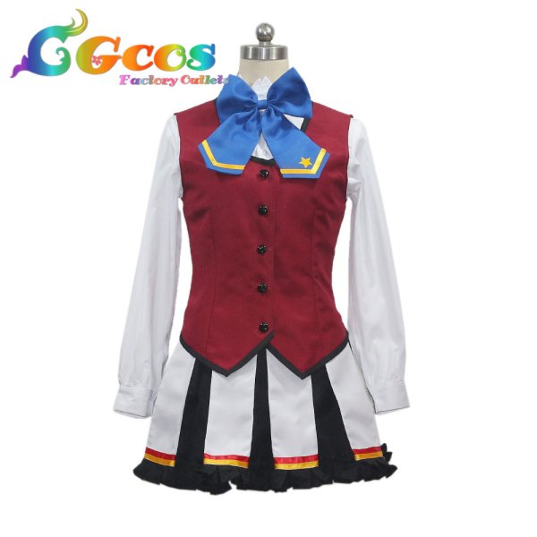 画像4: アイカツスターズ! 白鳥ひめ S4制服 コスプレ衣装 (4)
