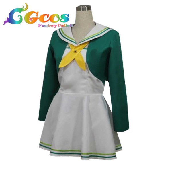 画像2: Wake Up, Girls! ウェイク アップ ガールズ 7 Girls War 片山実波 コスプレ衣装 (2)