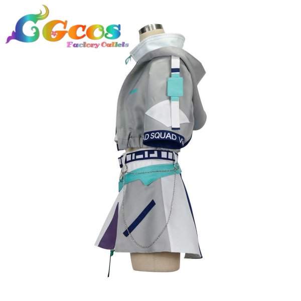 画像2: プロジェクトセカイ カラフルステージ! プロセカ Vivid BAD SQUAD もう一度ふたりで 白石杏 コスプレ衣装 (2)