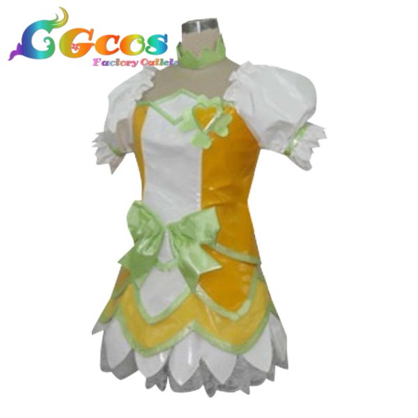画像2: ドキドキ!プリキュア 四葉ありす キュアロゼッタ コスプレ衣装 (2)