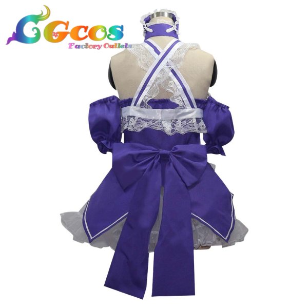 画像4: Fate/Grand Order シュヴァリエ・デオン 正義のメイド服ナイト コスプレ衣装 (4)