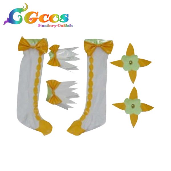 画像5: ドキドキ!プリキュア 四葉ありす キュアロゼッタ コスプレ衣装 (5)