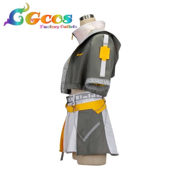 画像2: プロジェクトセカイ カラフルステージ! プロセカ Vivid BAD SQUAD もう一度ふたりで 天馬咲希 白石杏 初音ミク サンライズシティ コスプレ衣装 (2)