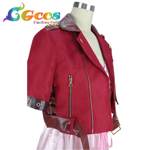 画像2: ファイナルファンタジーVII リメイク FINAL FANTASY VII FF7 リメイク エアリス コスプレ衣装 (2)