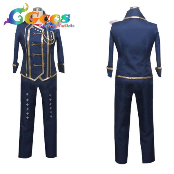 画像4: あんさんぶるスターズ! 反逆!王の騎行 月永レオ コスプレ衣装 (4)