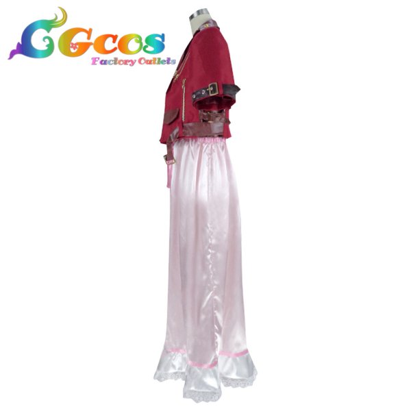 画像3: ファイナルファンタジーVII リメイク FINAL FANTASY VII FF7 リメイク エアリス コスプレ衣装 (3)