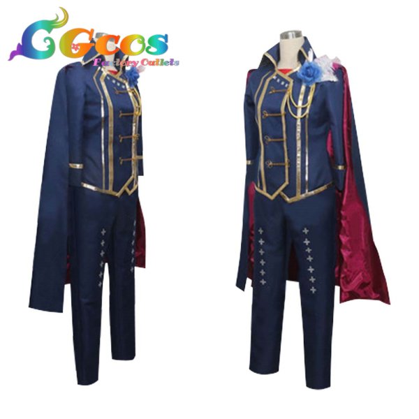 画像2: あんさんぶるスターズ! 反逆!王の騎行 月永レオ コスプレ衣装 (2)