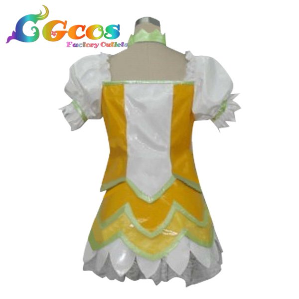 画像4: ドキドキ!プリキュア 四葉ありす キュアロゼッタ コスプレ衣装 (4)