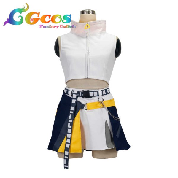 画像4: プロジェクトセカイ カラフルステージ! プロセカ Vivid BAD SQUAD もう一度ふたりで 天馬咲希 白石杏 初音ミク サンライズシティ コスプレ衣装 (4)