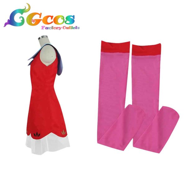 画像3: ポケットモンスター サン・ムーン ポケットモンスタームーン リーリエ コスプレ衣装 (3)