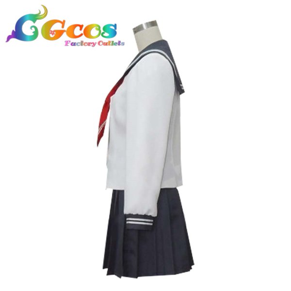 画像2: 詭弁学派、四ッ谷先輩の怪談 中島真 弥生ヒナノ コスプレ衣装 (2)